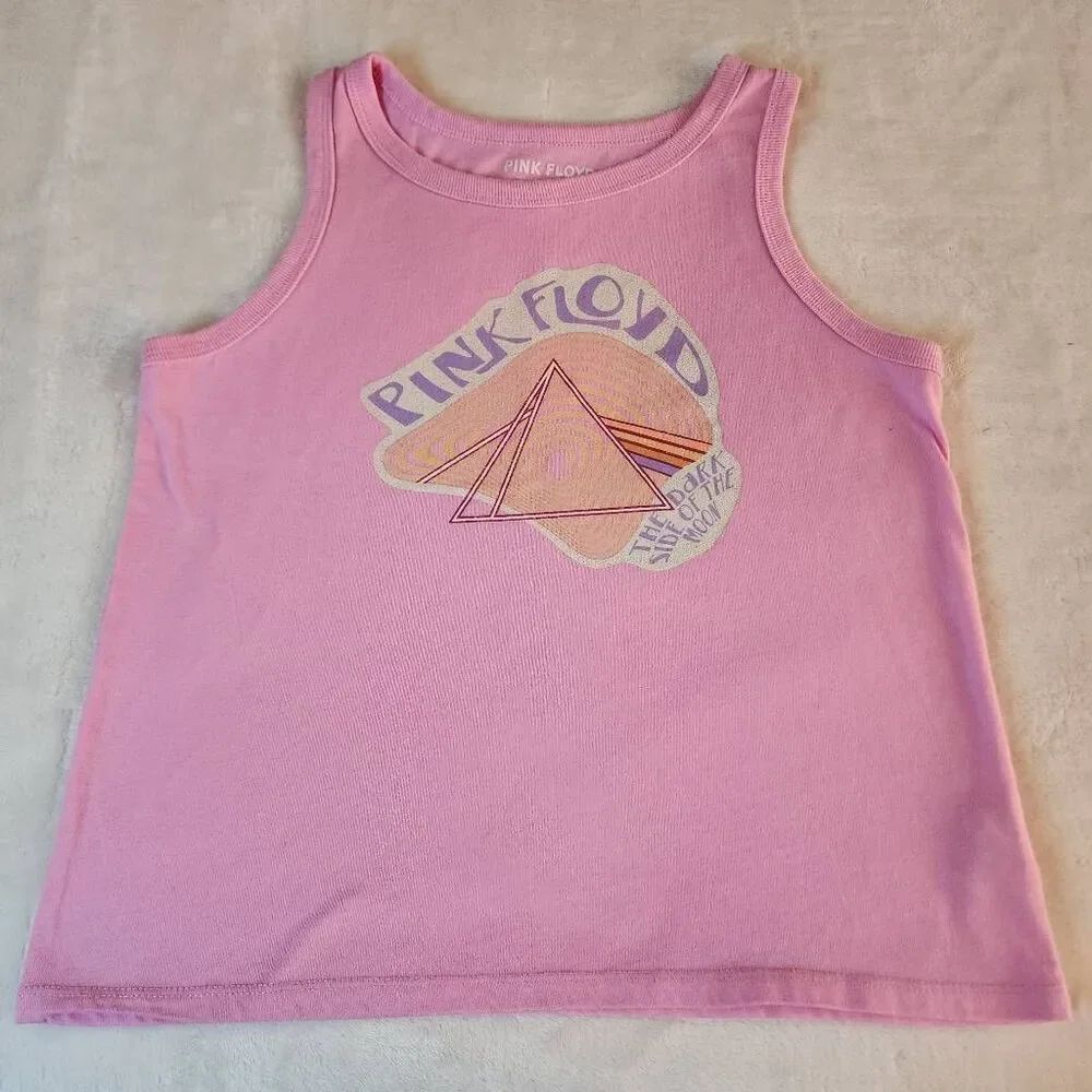 Pink Floyd Girls pink tank top with Graphics Size XL (14-16)